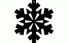 Snowflake Design 41 Free DXF File
