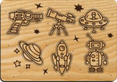 Cosmic Toys For Children Download For Laser Cut Cnc Free DXF File