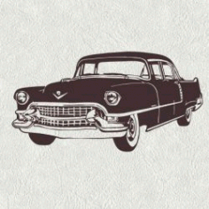Very Old Car Download For Print Or Laser Engraving Machines Free DXF File