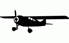 Plane Silhouette Free DXF File