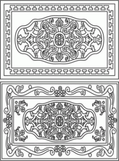 Celtic Decorative Frame Download For Laser Cut Cnc Free CDR Vectors Art