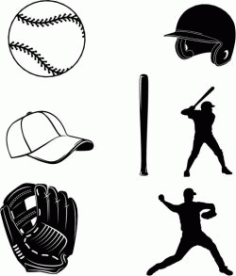 The Symbol Of Your Favorite Baseball Team Free DXF File