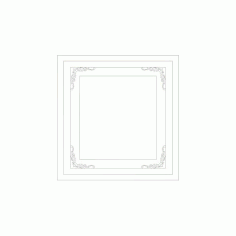Decorative Frame Free DXF File