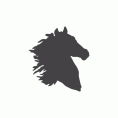 Horse Silhouette 2 Free DXF File