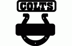 Colts Logo Free DXF File