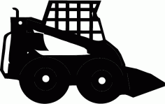 Skidsteer Vehicle Free DXF File