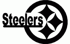 Steelers Logo Free DXF File