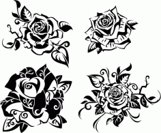 Beautiful Rose Free CDR Vectors Art