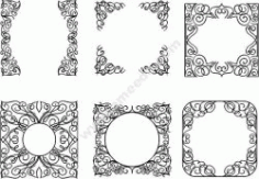 Decorative Frame Design Template Free CDR Vectors Art