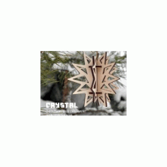 Crystal Tree Ornament Free DXF File