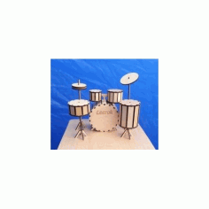 Drum Kit Free DXF File