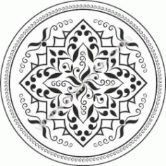 Mandala Flower Free CDR Vectors Art