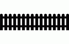 A Simple Picket Fence Free DXF File