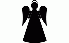 Angel Ornament 2 Free DXF File