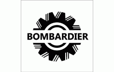 Bombardier Logo Free DXF File