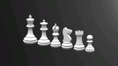 Chess Game Queen Free DXF File