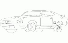 Car Trace Free DXF File