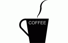 Coffee Free DXF File