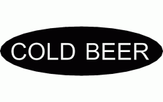 Cold Beer Free DXF File