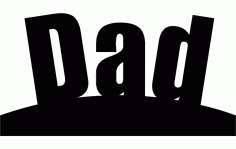 Dad 2 Free DXF File