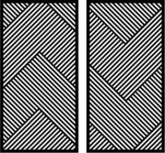 Striped Art Partition Download For Laser Cut Plasma Free CDR Vectors Art