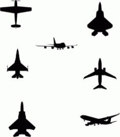 Summary Of The Shape Of The Aircraft Free CDR Vectors Art