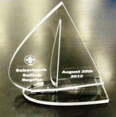 Acrylic Trophy For Laser Cut Cnc Free DXF File