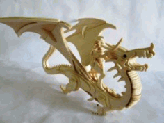 Dragon Assembly Model For Laser Cut Cnc Free DXF File