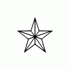 Star Free DXF File