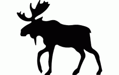 Alce Moose 4 Free DXF File