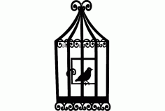 Bird Cage 2 Free DXF File
