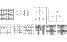 Jig Saw Puzzle Free DXF File
