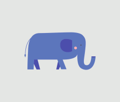 Elephant Drawing Free DXF File