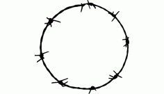 Wire Round Free DXF File