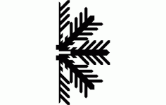 Snowflake C Free DXF File