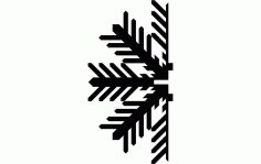 Snowflake D Free DXF File