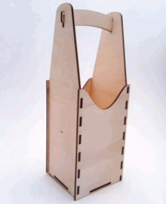 Mdf Wooden Handbag For Laser Cut Cnc Free DXF File