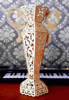 Vase Template For Laser Cut Cnc Free DXF File