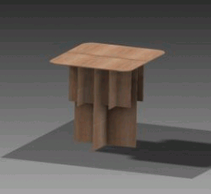 Art Wooden Table For Laser Cut Cnc Free CDR Vectors Art