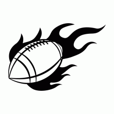 Fire Football Free DXF File