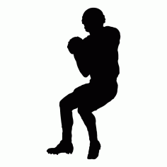 Throw A Football Player Free DXF File
