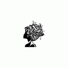 Hair Style Saloon Free DXF File