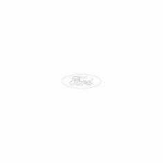 Ford Logo Wire Free DXF File