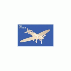 p301 Spiritfire Aeroplane Free DXF File