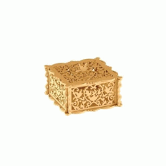 Wooden Jewelry Box Laser Cut Free DXF File