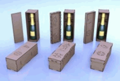 Wooden Case For Wine Bottles For Laser Cut Cnc Free DXF File