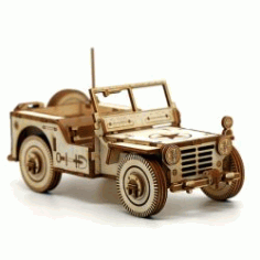Military Vehicle Car For Laser Cut Cnc Free DXF File