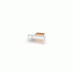 Table Wooden White Free DXF File