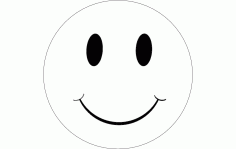 Have A Nice Day Smile Sign Free DXF File