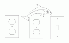 Switch Plates Free DXF File